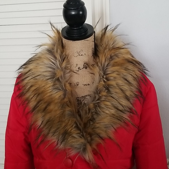 Fall/ Winter Red Puffer Jacket - Picture 2 of 15